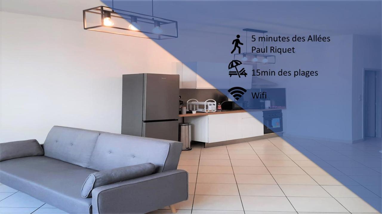 Le Albert 1Er Beziers Appartements Tout Equipes Exteriér fotografie